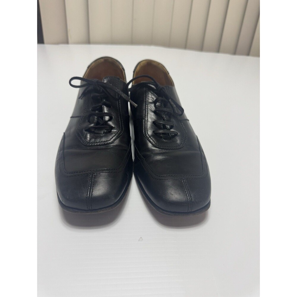 Magnanni Men’s Black Genuine Leather Apron Toe Oxford Dress Shoes EU41 US8 Spain